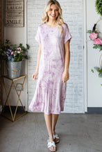 Tie die Knit Midi dress