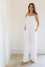 White Linen Romper