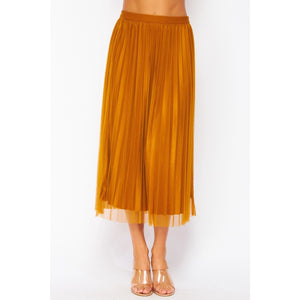 GC Tulle Double layered Pleated Skirt