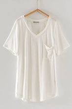 Modal Solid V-Neck Tee