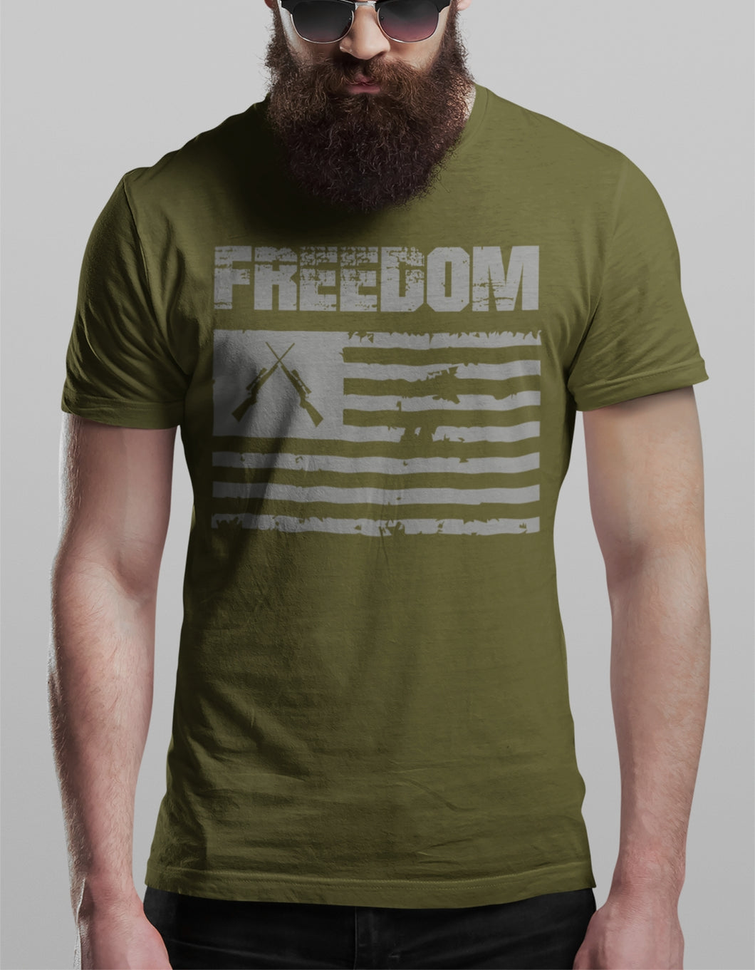 OEH T-Shirt - Freedom - Military Green