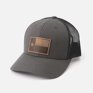 OEH Cap - Leather - Texas Flag