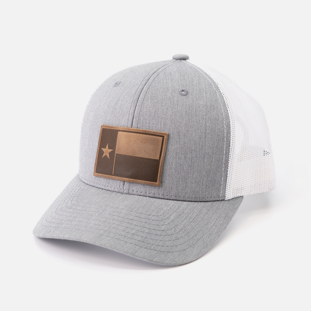 OEH Cap - Leather - Texas Flag