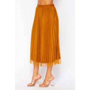 GC Tulle Double layered Pleated Skirt