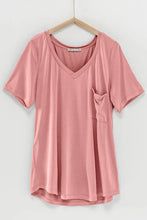 Modal Solid V-Neck Tee