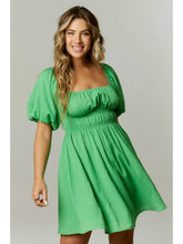 Emerald Green Ruched Dress
