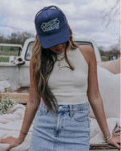 Navy Cool It Cowboy Trucker Hat