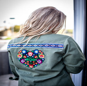 Frida Heart Military Jacket