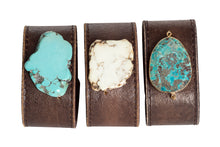 Turquoise Leather Bracelet