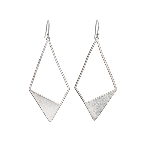 Geo Triangle Earrings