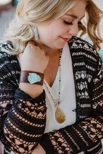 Turquoise Leather Bracelet