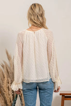 Sheer Clip Dot Blouse
