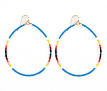 Aztec Beaded Hoop