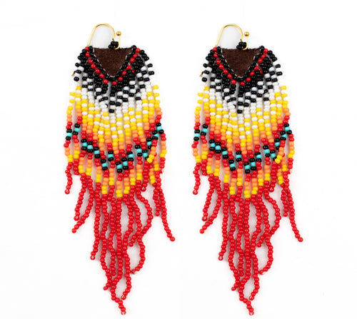 Basic Aztec Seed Bead Earring