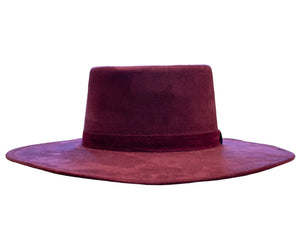 Burgundy Outlander Hat