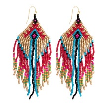 Triangle Seed Bead Earrings