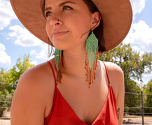 Triangle Seed Bead Earrings
