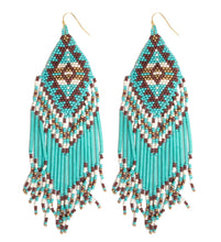 Triangle Seed Bead Earrings