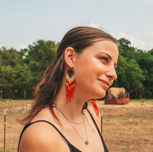 Basic Aztec Seed Bead Earring
